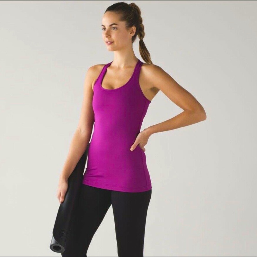 Lululemon Cool Racerback purple size 4